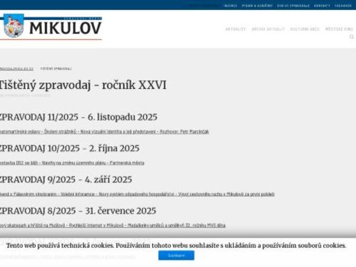 Zpravodaj města Mikulov