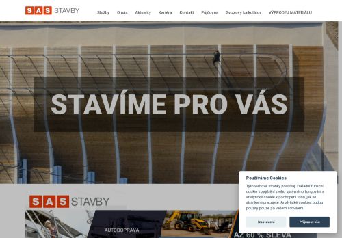 S-A-S STAVBY spol. s r.o. nabízí práci na pozici Skladník   m/ž v obci Znojmo