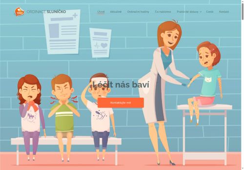 Zobrazit webové stránky Praktický lékař pro děti a dorost Ordinace Sluníčko - MUDr. Štěpánka Mikutová, MUDr. Mohamed Hassan