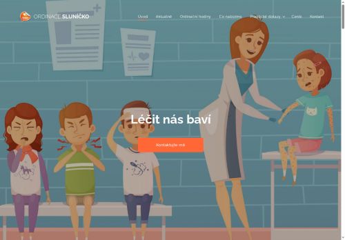 Zobrazit webové stránky Praktický lékař pro děti a dorost Ordinace Sluníčko - MUDr. Štěpánka Mikutová, MUDr. Mohamed Hassan