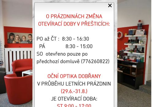 Zobrazit webové stránky Oční ordinace Dagmar Strejcová - MUDr. Tomáš Nathanský, MUDr. Iveta Rážová, FEBO