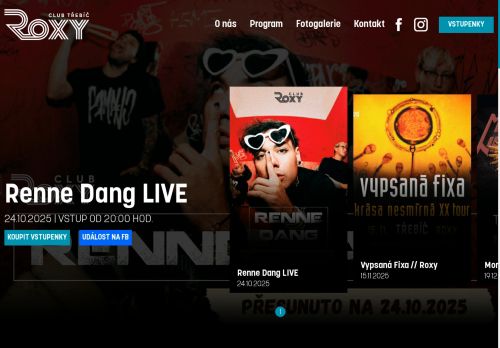 Zobrazit webové stránky Roxy Club Třebíč