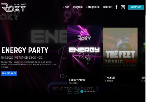Zobrazit webové stránky Roxy Club Třebíč