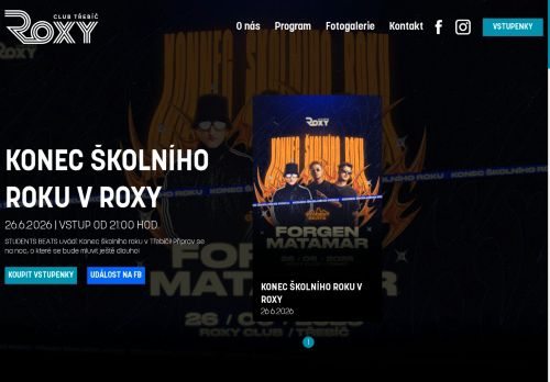 Zobrazit webové stránky Roxy Club Třebíč