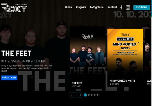 Zobrazit webové stránky Roxy Club Třebíč