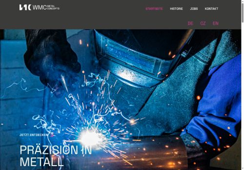Webové stránky WAGNER METALL CONCEPT k.s., Domažlice