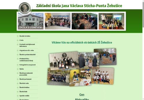 Základní škola Jana Václava Sticha - Punta Žehušice, okres Kutná Hora nabízí práci na pozici Učitel/ka I. a II. stupně, aprobace: I. stupeň, Aj, Inf, Tv v obci Žehušice