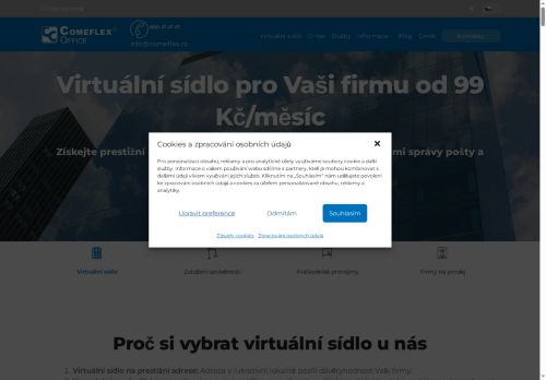 Webové stránky COMEFLEX CONSULTING s.r.o., Praha