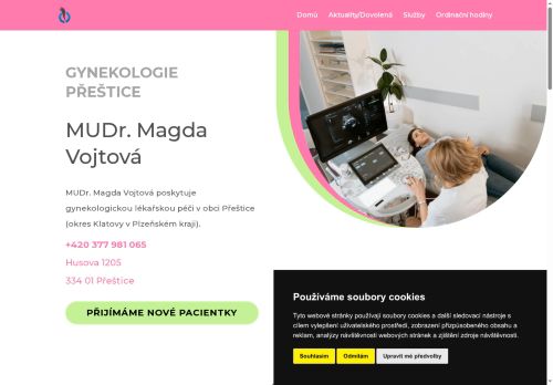 Zobrazit webové stránky Gynekologická ambulance - MUDr. Magda Vojtová