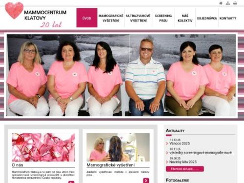 MAMMOCENTRUM KLATOVY, s.r.o. - sonografie