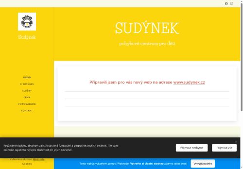 Zobrazit webové stránky Pohybové Centrum Sudýnek
