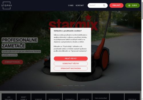 Webové stránky Electrostar Czechia s.r.o., Nýřany