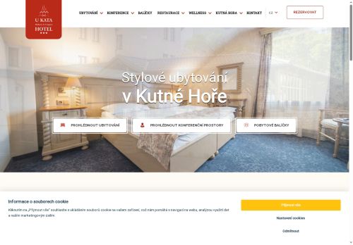 Webové stránky Hotel U Kata s.r.o., Kutná Hora