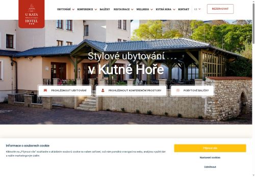 Webové stránky Hotel U Kata s.r.o., Kutná Hora
