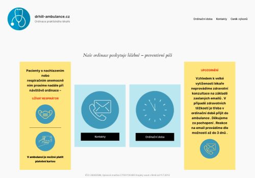 Zobrazit webové stránky Praktický lékař pro dospělé - MUDr. Tomáš Hill