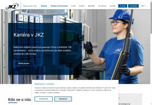 Webové stránky JKZ Bučovice, a.s., Bučovice