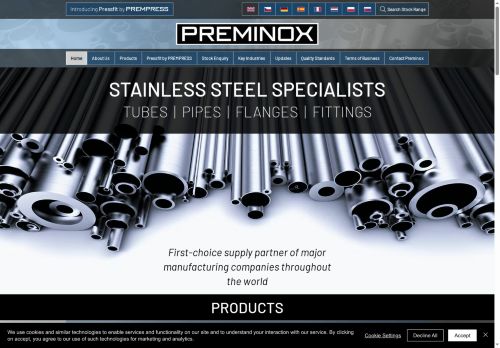 Preminox s.r.o. nabízí práci na pozici skladník v obci Plzeň