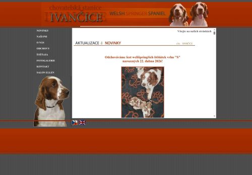 Zobrazit webové stránky Chovatelská stanice Welsh Sprringer Spaniel Ivančice