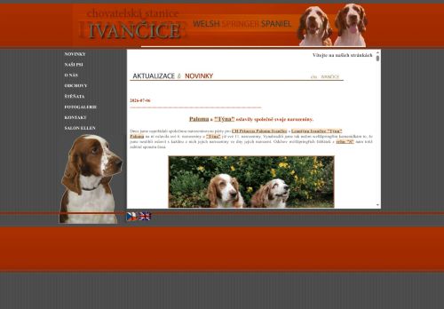 Zobrazit webové stránky Chovatelská stanice Welsh Sprringer Spaniel Ivančice