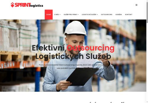 Webové stránky SPRINT Logistics s.r.o., Praha