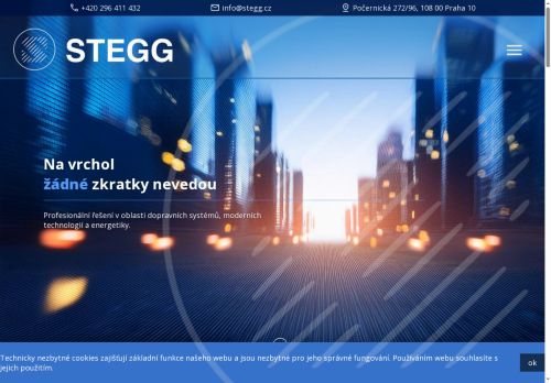 STEGG s.r.o. nabízí práci na pozici Vedoucí technik  v oblasti dopravních technologií, telematiky a energetiky v obci Praha