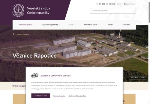 Věznice Rapotice nabízí práci na pozici Chovatel, instruktor a metodik výcviku služebních zvířat v obci Lesní Jakubov