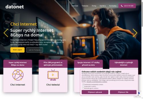 Webové stránky DPT, s.r.o., Nymburk