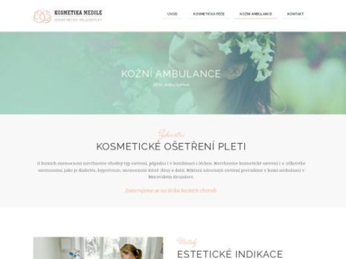 Kožní ambulance - MUDr. Jindra Zipfelová