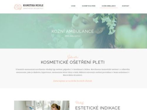 Kožní ambulance - MUDr. Jindra Zipfelová