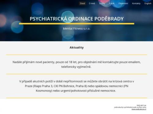 Psychiatrická ambulance - MUDr. Richard Záleský