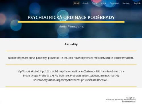 Psychiatrická ambulance - MUDr. Richard Záleský