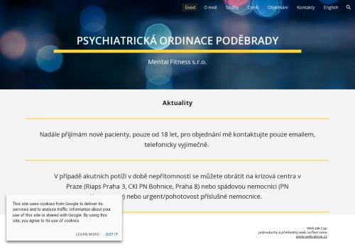 Zobrazit webové stránky Psychiatrická ambulance - MUDr. Richard Záleský