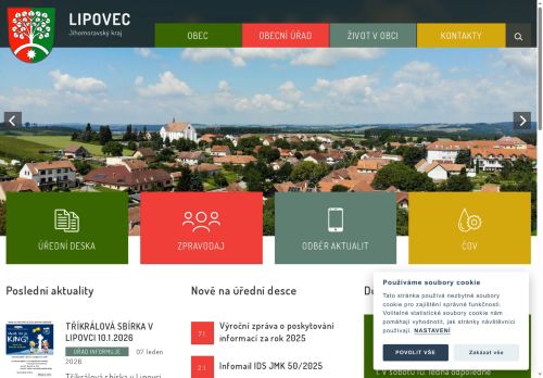 Webové stránky STEMD s.r.o., Lipovec