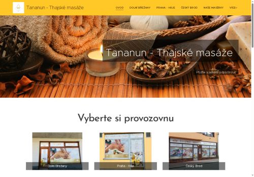 Tananun Kombercova nabízí práci na pozici Masér/masérka thajských masáží v obci Český Brod