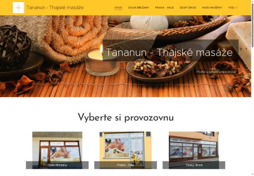 Tananun Kombercova nabízí práci na pozici masér/masérka thajských masáží (m+ž) v obci Dolní Břežany