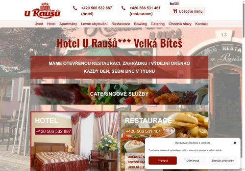 Zobrazit webové stránky GASTRO ARTIKL, s.r.o. - Hotel U Raušů