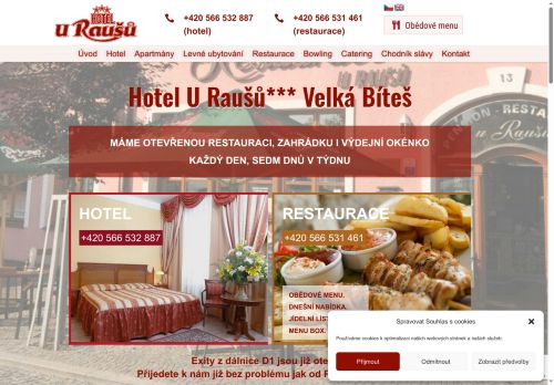 GASTRO ARTIKL, s.r.o. nabízí práci na pozici Vedoucí provozu / manager restaurace a hotelu (m/ž) v obci Velká Bíteš