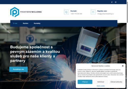 PROHYBRIDWELDING s.r.o. nabízí práci na pozici Svářeč/ka v obci Benešov