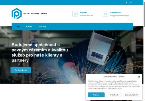 PROHYBRIDWELDING s.r.o. nabízí práci na pozici Svářeč/ka v obci Benešov