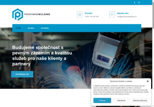 PROHYBRIDWELDING s.r.o. nabízí práci na pozici svářeč/ka v obci Město Touškov