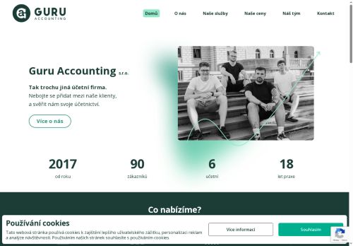 Webové stránky Unacast s.r.o., Plzeň