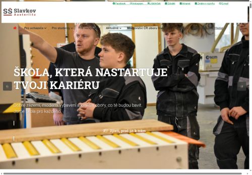 Střední škola Slavkov – Austerlitz, příspěvková organizace nabízí práci na pozici Učitel/ka teoretického vyučování v obci Slavkov u Brna