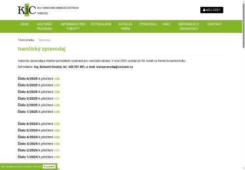 Zobrazit webové stránky Ivančický zpravodaj