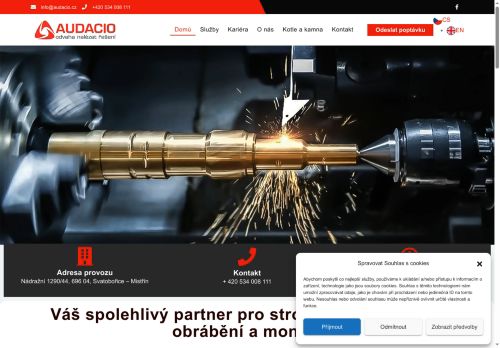 AUDACIO a.s. nabízí práci na pozici operátor/ka do výroby v obci Svatobořice-Mistřín