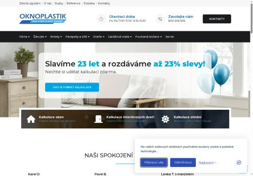 OKNOPLASTIK s.r.o. nabízí práci na pozici Obchodní zástupce v obci Příbram