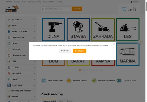 Nářadí Janoušek s.r.o. nabízí práci na pozici ODBORNÝ PRODEJCE v obci Sušice