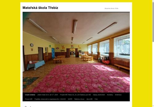 Mateřská škola Třebíz, okres Kladno nabízí práci na pozici Asistent/ka pedagoga - Pedagog v obci Třebíz