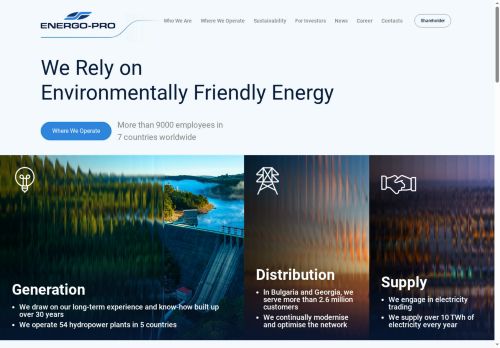 Webové stránky MEGAWATT SERVIS s.r.o., Praha