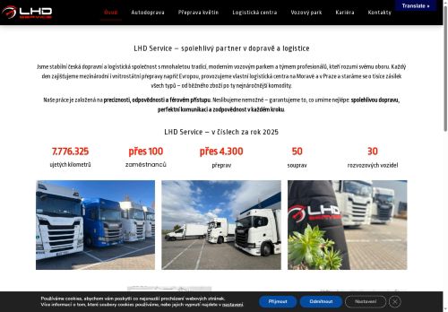 LHD service, s.r.o. nabízí práci na pozici Řidiči nákladních automobilů, tahačů a speciálních vozidel v obci Petrov