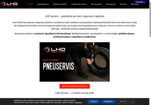 LHD service, s.r.o. nabízí práci na pozici řidič/ka nákladního vozidla v obci Petrov